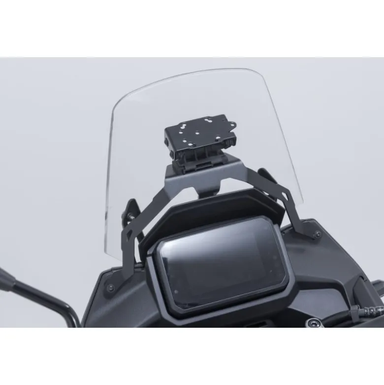 Supporto per GPS da cruscotto Sw-Motech Nero. Honda XL750 Transalp (24-).