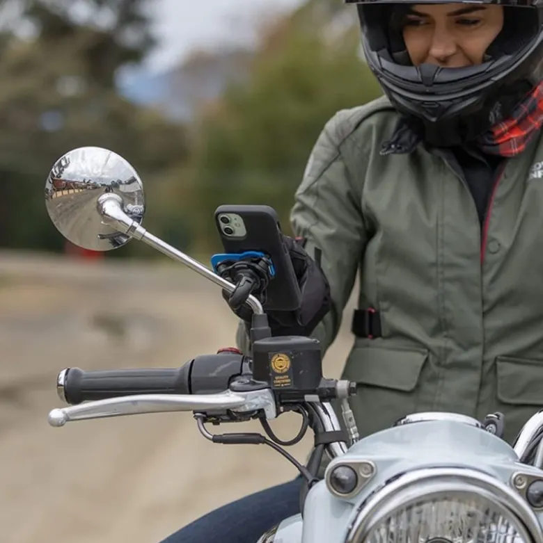 Supporto Telefono Specchietto Retrovisore Moto/Scooter Quad Lock Mirror
