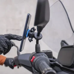 Supporto Telefono Specchietto Retrovisore Moto/Scooter Quad Lock Mirror