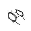 Telaio laterale portaborse PRO Nero. Tri Tiger 1200 Rally / GT Explorer (22-).