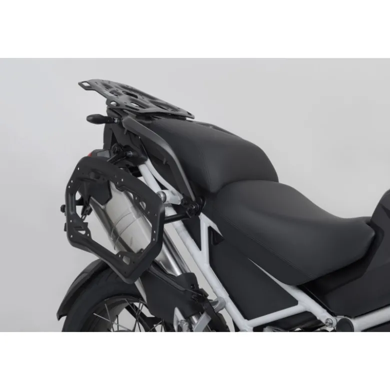 Telaio laterale portaborse PRO Nero. Tri Tiger 1200 Rally / GT Explorer (22-).