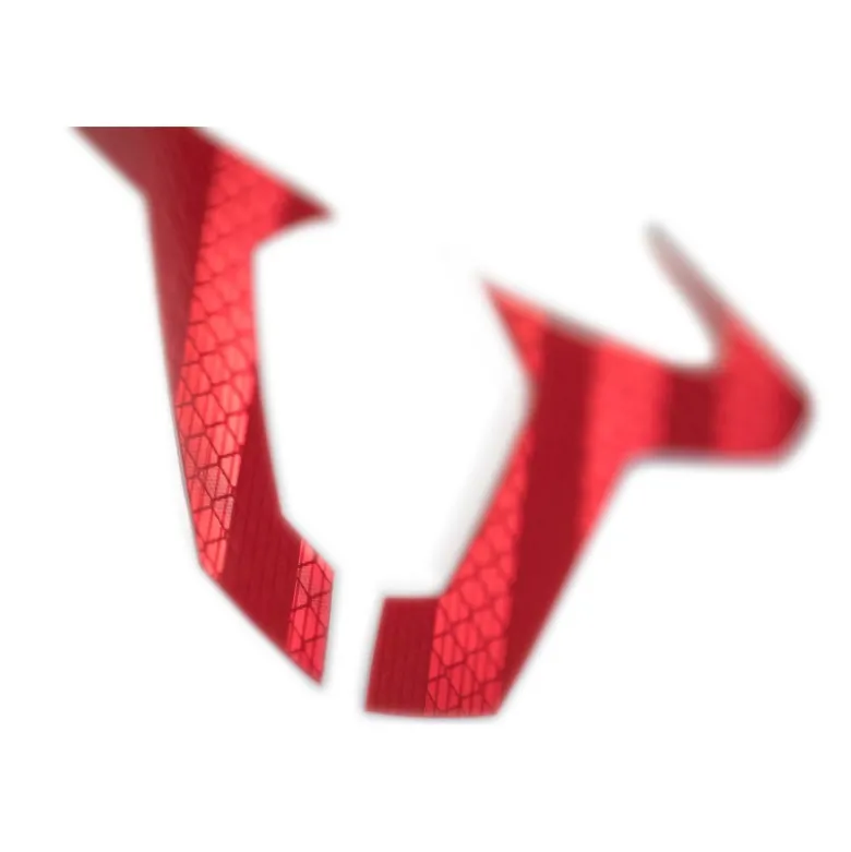 Toro adesivo SW-MOTECH 130 x 97 mm. Riflettente. Rosso.