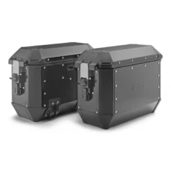 Tris Valigie Givi Trekker Alaska ALA56B con Coppia Valigie Givi ALA36BPACK2
