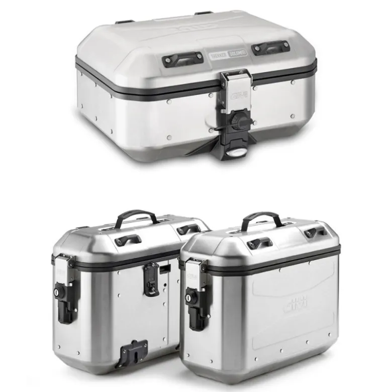 Tris Valigie Givi Trekker Dolomiti DLM30A con Coppia Valigie Givi DLMK36APACK2