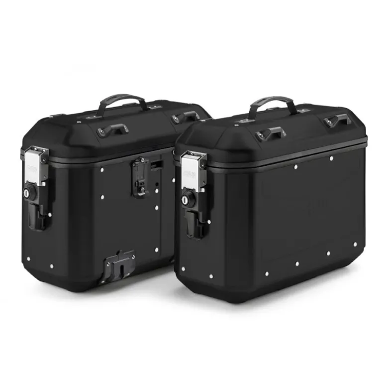 Tris Valigie Givi Trekker Dolomiti DLM46B con Coppia Valigie Givi DLMK36BPACK2