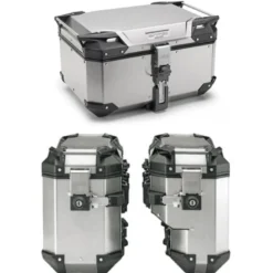 Tris Valigie Givi Trekker Outback Evo OBKE58A con Coppia Valigie Givi OBKE3733APACK2