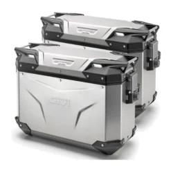 Tris Valigie Givi Trekker Outback Evo OBKE58A con Coppia Valigie Givi OBKE3733APACK2