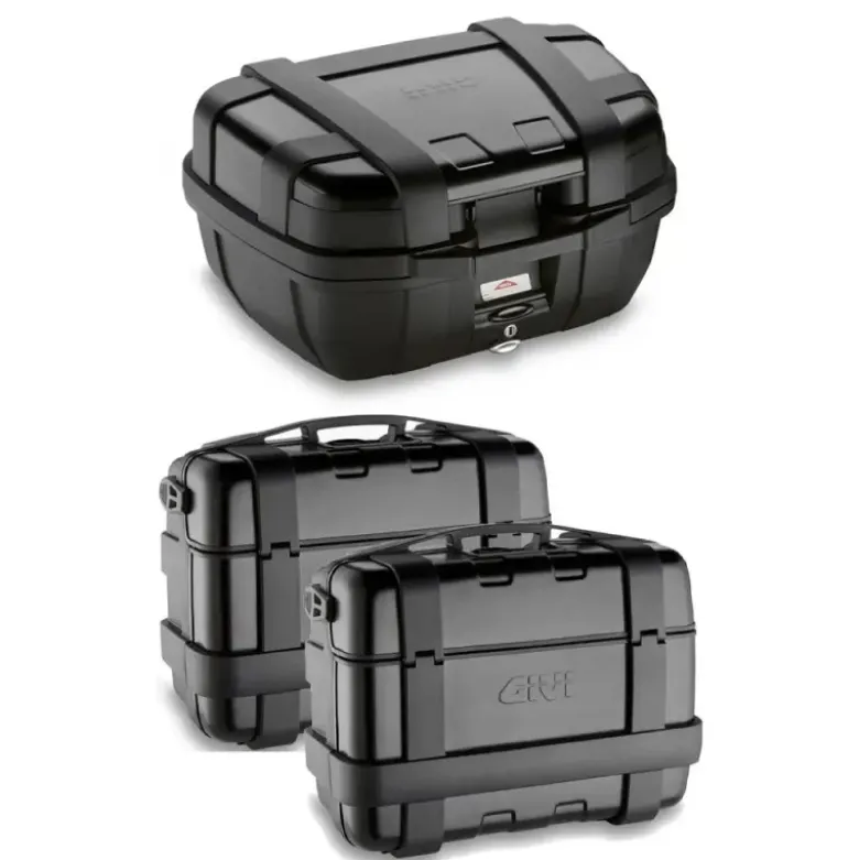Tris Valigie Givi Trekker TRK52B con Coppia Valigie Givi TRK46BPACK2