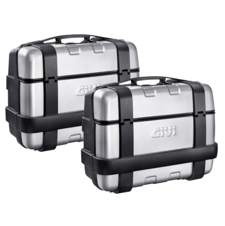 Tris Valigie Givi Trekker TRK46N con Coppia Valigie Givi TRK33PACK2