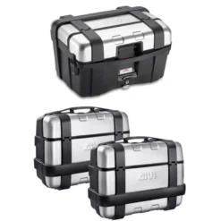 Tris Valigie Givi Trekker TRK46N con Coppia Valigie Givi TRK33PACK2