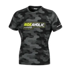 T-Shirt Macna Dazzle Rideaholic Donna Nero Giallo