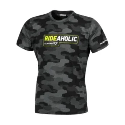 T-Shirt Macna Dazzle Rideaholic Nero Giallo