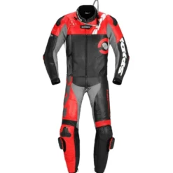 Tuta Divisa In Pelle Spidi Dp-Progressive Touring Rosso