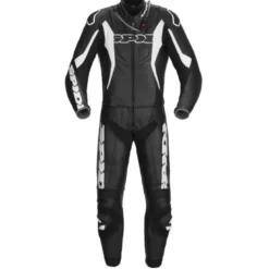Tuta Divisa In Pelle Spidi Sport Warrior Touring Nero Bianco