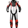 Tuta Divisa In Pelle Spidi Sport Warrior Touring Nero Rosso