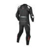 Tuta Divisibile In Pelle Macna Blitz 2pc Nero Bianco