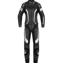 Tuta Donna Divisa In Pelle Spidi Laser Touring Lady Nero Bianco