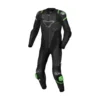 Tuta Intera In Pelle Macna Tronniq 1Pc Nero Verde