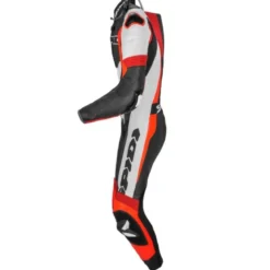 Tuta Intera In Pelle Spidi Sport Warrior Perforated Pro Nero Rosso