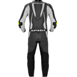Tuta Intera In Pelle Spidi Sport Warrior Perforated Pro Nero Bianco