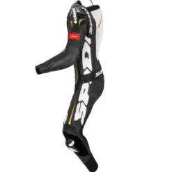 Tuta Intera In Pelle Spidi Track Wind Pro Nero Oro
