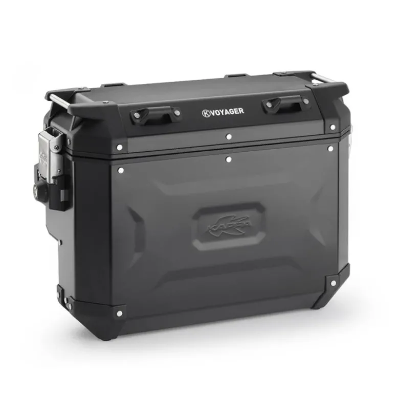 Valigia Laterale Destra Scantonata Kappa KVGS33BR K'Voyager 33 Litri Nero