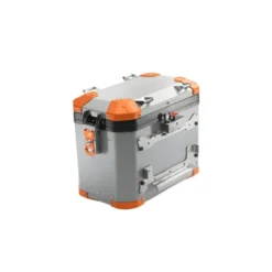 Valigia Laterale MyTech Model-x 48 Litri Grigio Angolari Arancioni