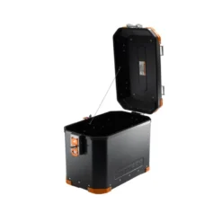 Valigia Laterale MyTech Model-x 39 Litri Nero Angolari Arancioni