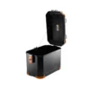 Valigia Laterale MyTech Model-x 48 Litri Nero Angolari Arancioni
