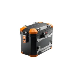 Valigia Laterale MyTech Model-x 48 Litri Nero Angolari Arancioni