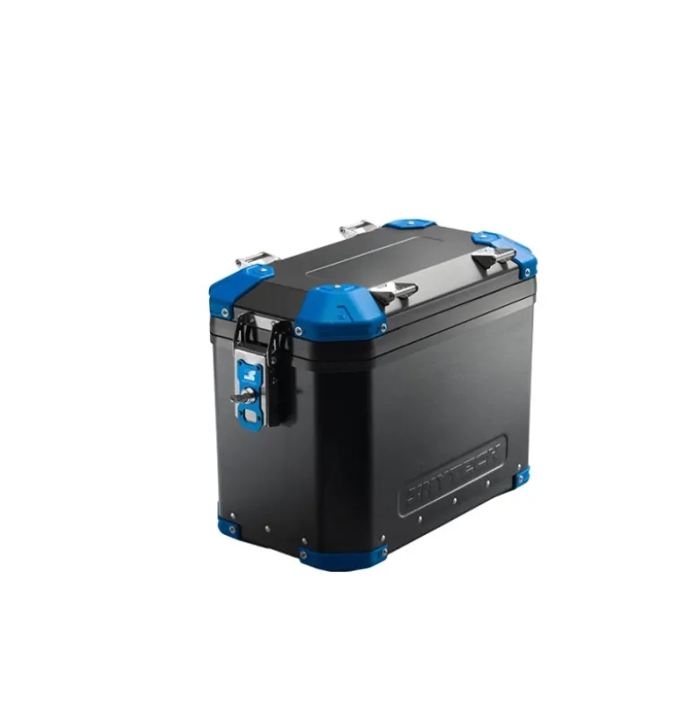 Valigia Laterale MyTech Model-x 48 Litri Nero Angolari Blu