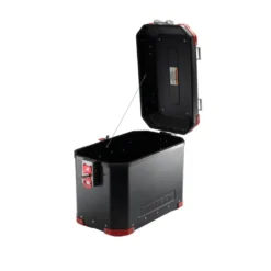Valigia Laterale MyTech Model-x 48 Litri Nero Angolari Rossi