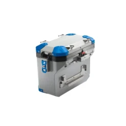 Valigia Laterale Scaricata MyTech Model-x 41 Litri Grigio Angolari Blu