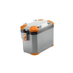 Valigia Laterale Scaricata MyTech Model-x 41 Litri Grigio Angolari Arancioni