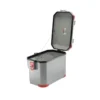 Valigia Laterale Scaricata MyTech Model-x 32 Litri Grigio Angolari Rossi