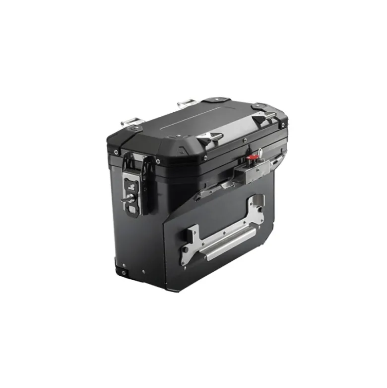 Valigia Laterale Scaricata MyTech Model-x 41 Litri Nero Angolari Neri
