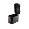 Valigia Laterale Scaricata MyTech Model-x 41 Litri Nero Angolari Rossi