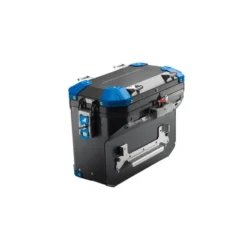 Valigia Laterale Scaricata MyTech Model-x 32 Litri Nero Angolari Blu