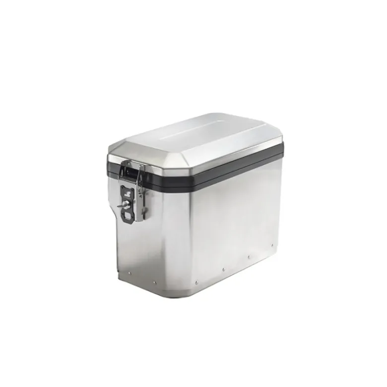 Valigia Laterale Scaricata MyTech Model-x Raw 41 Litri Alluminio