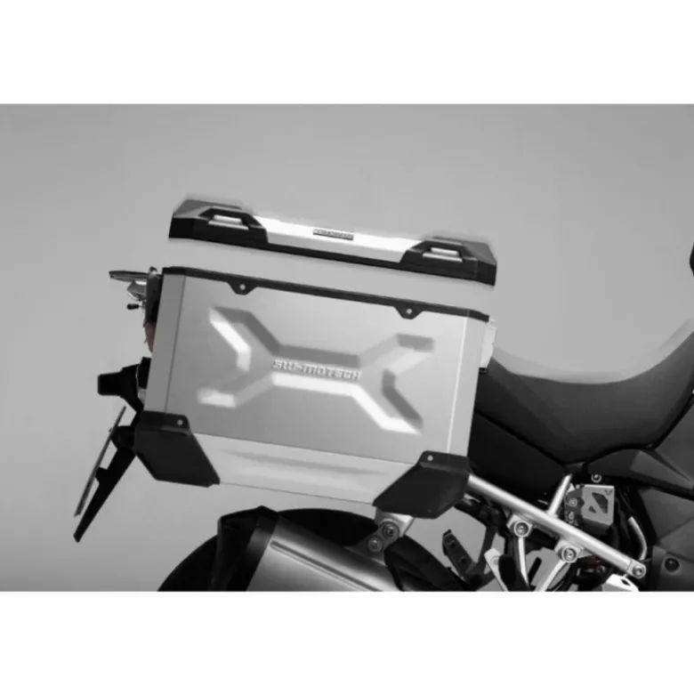 Valigia Laterale Sinistra Sw-Motech TRAX ADV L 45 Litri Alluminio