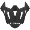 Visiera Spoiler Integrato Ls2 Per Casco X-force MX703 Nero Opaco