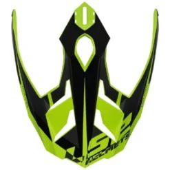 Visiera Spoiler Ls2 Per Casco Explorer MX701 Nero Opaco Giallo Fluo
