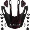 Visiera Spoiler Ls2 Per Casco Pioneer MX702 Nero