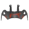 Visiera Spoiler Ls2 Per Casco Pioneer MX702 Nero Rosso Opaco