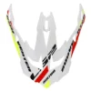 Visiera Spoiler Ls2 Subverter Evo MX700 White Black