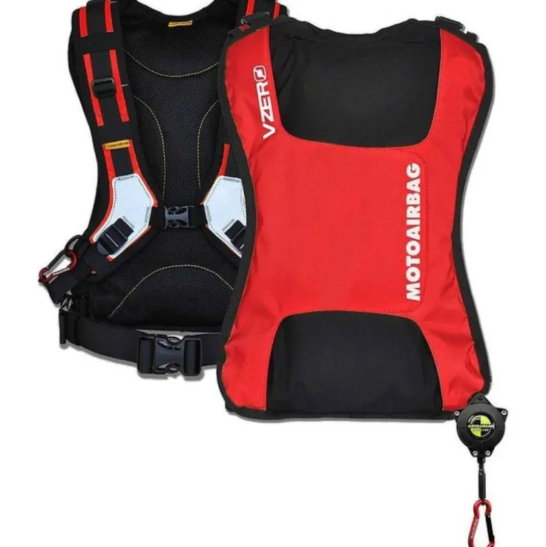 Zaino Airbag Motoairbag Mab Vzero Plus Rosso